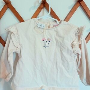 Zara flower top 12-18 month